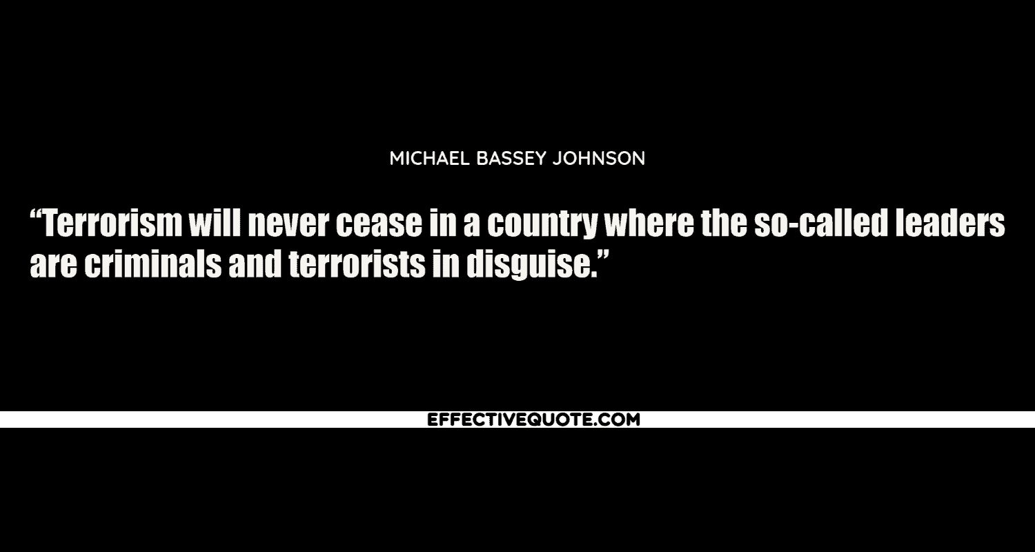 Michael Bassey Johnson Quotes (2)